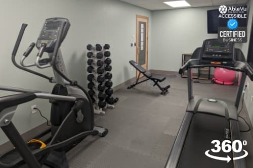 Fitness room 360° view