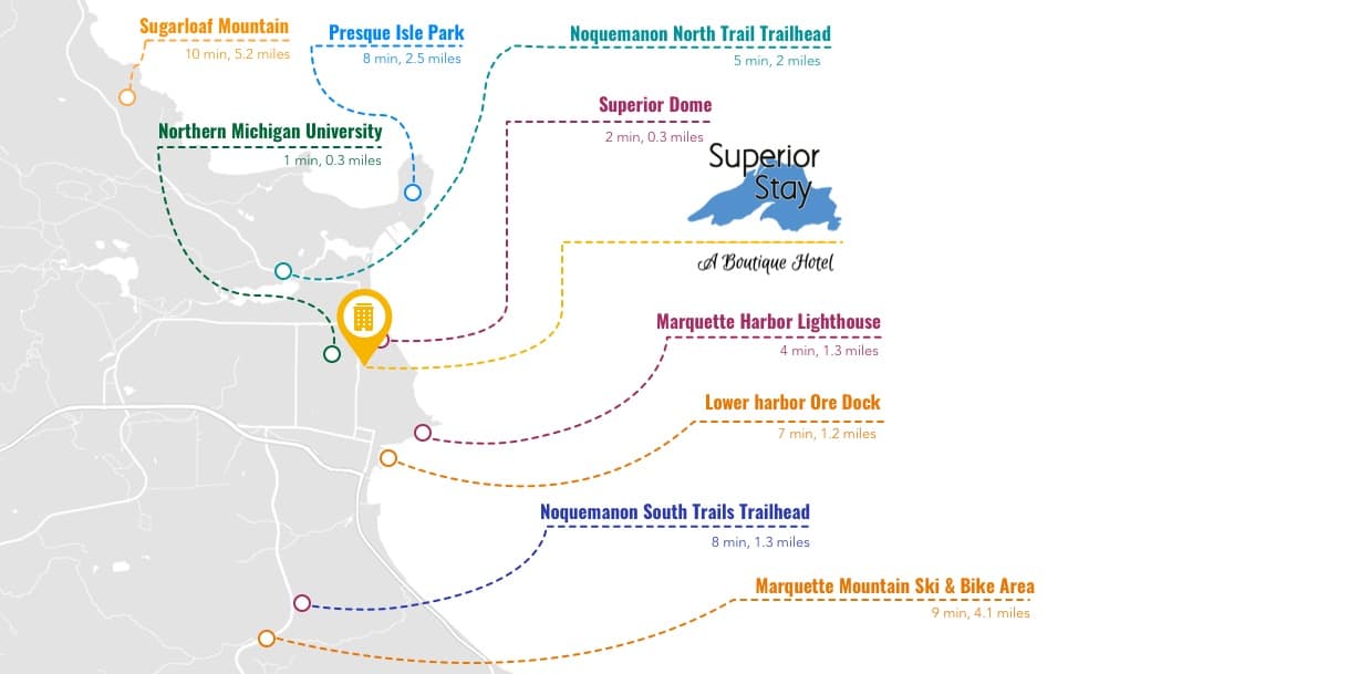 Superior Stay Hotel location in Marquette, MI