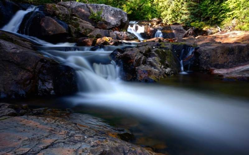 Yellow Dog Falls - fall near superior stay hotel